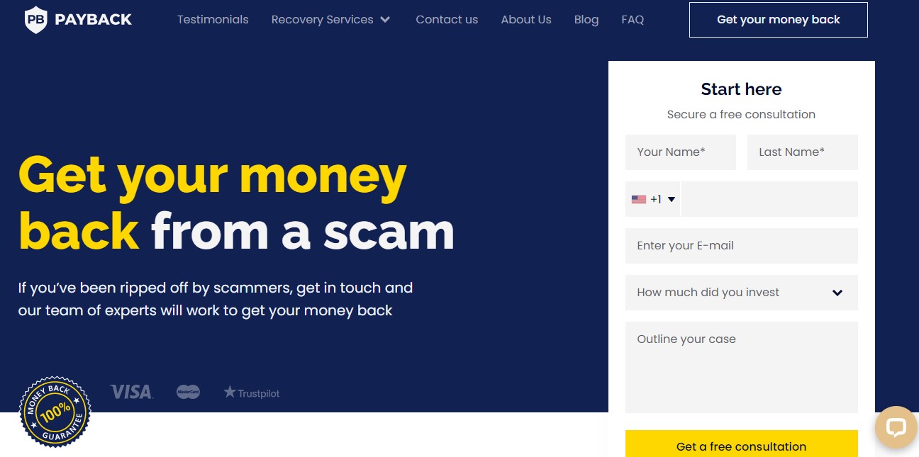 Payback LTD Homepage Payback LTD Homepage