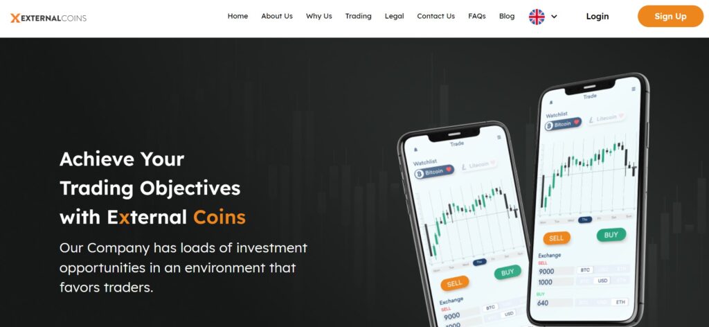 External Coins website External Coins website