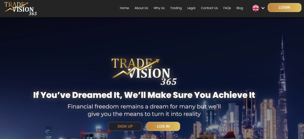 TradeVision365 website TradeVision365 website